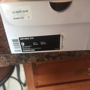 Wore twice 
Air max 270 all black